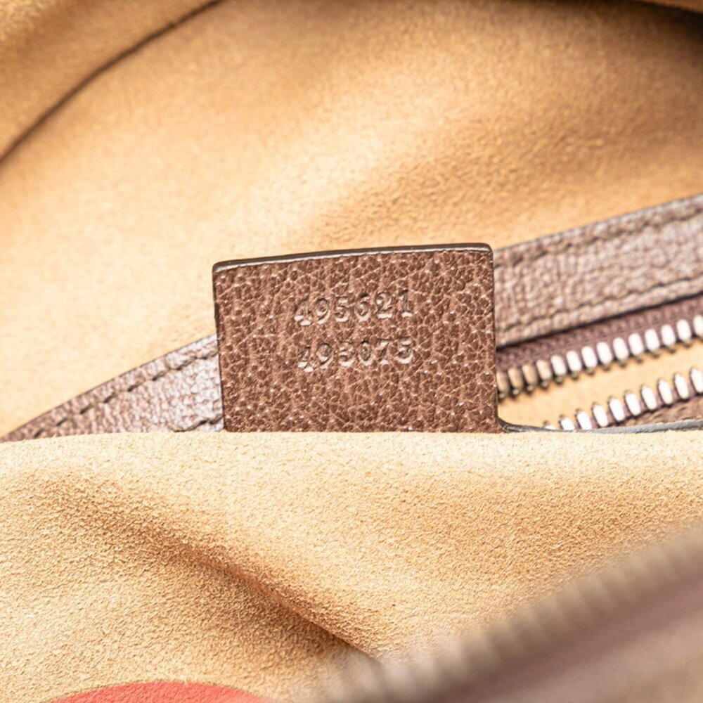 GUCCI Authentic Brown Leather Backpack - Picture 12 of 13